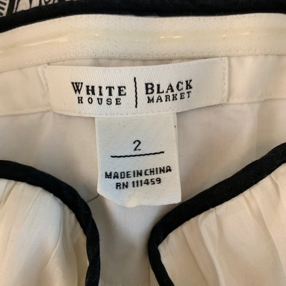 WHITE HOUSE BLACK MARKET Silk Blend Strapless 2 - Picture 5 of 8